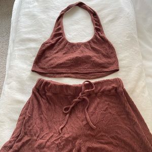 Women’s Halter Top & Shorts Set